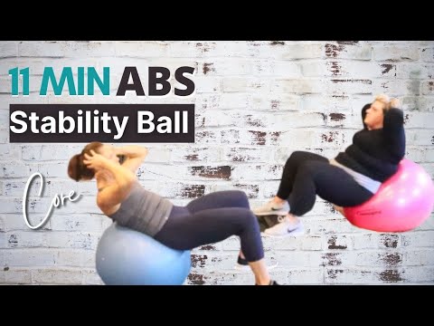 Stability Ball AB WORKOUT | Strong Core + Flat Stomach