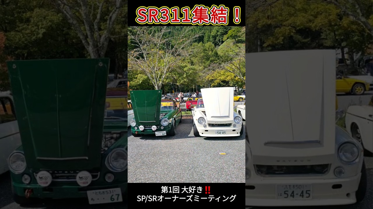 【奇跡のSR集結②】奥多摩に響く昭和の名車！フェアレディ2000 SRL311出庫シーン#フェアレディ2000 #SR311 #旧車 #奥多摩 #昭和の名車 #旧車イベント#fairlady
