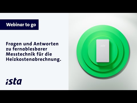 Webinar to Go: Fernablesung für die Heizkostenabrechnung kurz erklärt.