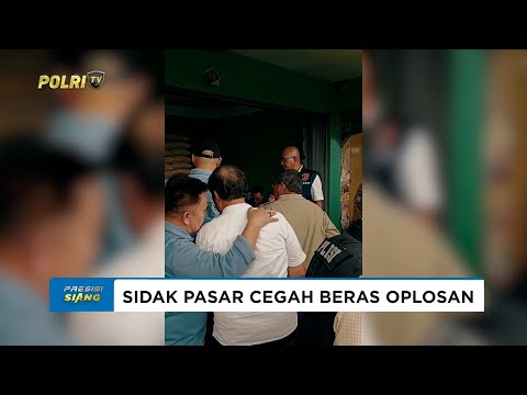 POLRES SUMEDANG SIDAK PASAR TRADISIONAL CEGAH BERAS OPLOSAN