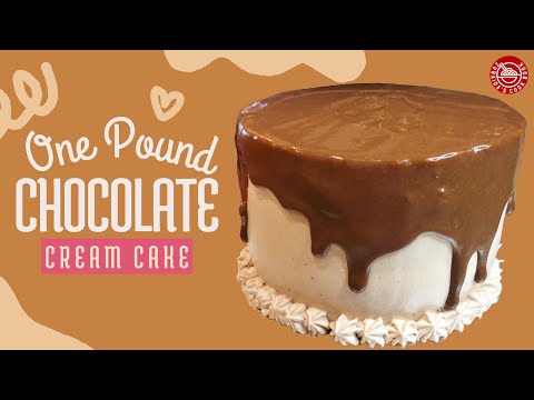 One Pound Chocolate Cream Cake Complete Recipe by Zubaida Cookbook