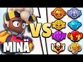 Otin 1v1 Jokaista RANKKIA Vastaan Brawl Starsissa...