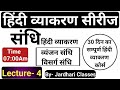 हिंदी व्याकरण Class 4 व्यंजन व विसर्ग संधि