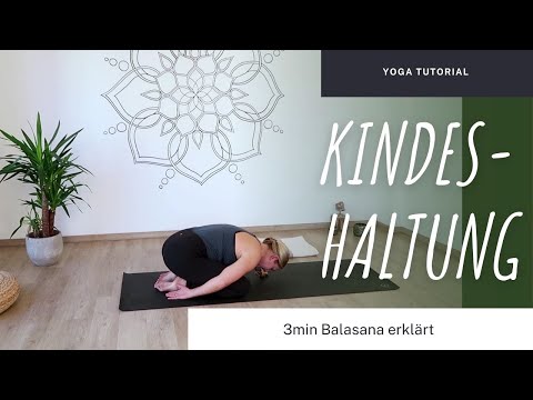 Child's Pose - Balasana | Relaxation pose in yoga for beginners and advanced practitioners