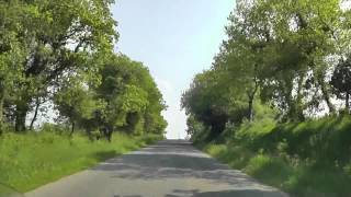 preview picture of video 'Driving Along The D31 Between La Croix-Tasset & Kergrist-Moëlou, France 25th May 2012'