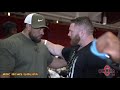 Quincy Winklaar, Roelly Winklaar & Flex Lewis Backstage NY Pro 2019