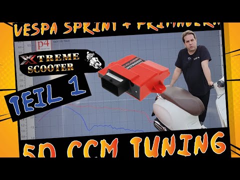Vespa 50 cc 4-stroke tuning – is that even possible?