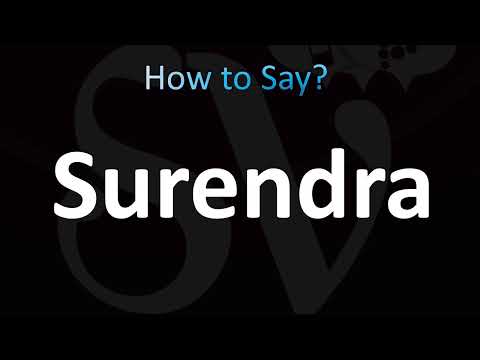 How to Pronounce Surendra (CORRECTLY!)