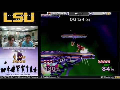 LUST 15 Melee Singles - Dirty Lasagna (Falcon) vs Shu Shine (Fox)