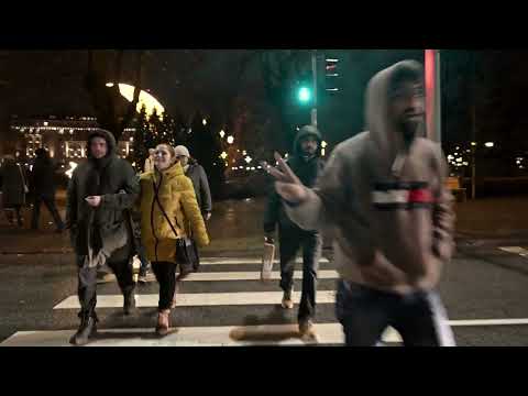 Walking Tour in Riga Latvia 4k 60 - 30 DECEMBER 2023