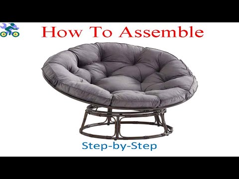 How to assemble Better Homes & Gardens Papasan Chair with Fabric Cushion, Pumice Gray