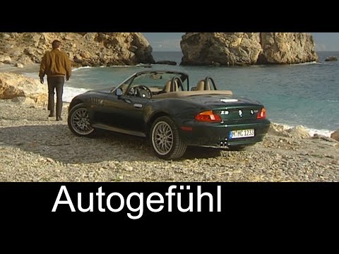 BMW Z3 Roadster heritage video driving exterior interior (1999) - Autogefühl