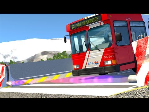 BeamNG Drive Crashes - Destructive Jet of Fire