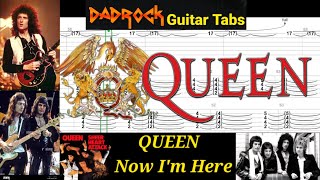 Now I'm Here - QUEEN - Guitar + Bass TABS Lesson 