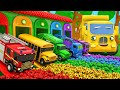 Wheels On The Bus Old MacDonald Soccer Ball Shaped Wheels Baby Nursery Rhymes Kids Songs