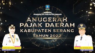 Anugerah Pajak Daerah Kabupaten Serang 2022