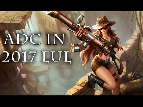 ADC in 2017 LUL (Safari Caitlyn League of Legends Gameplay)