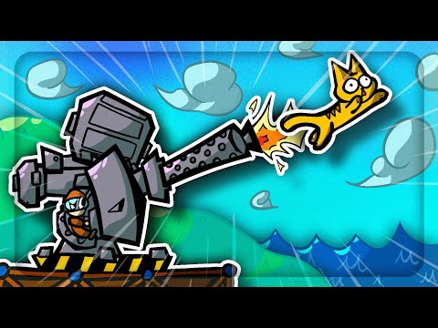 Using WEAPONIZED CATS To Destroy Everything in Forts