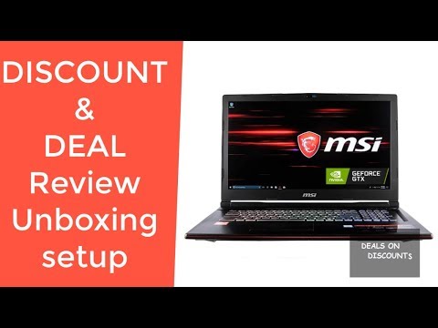 MSI GP73 Leopard 8RE Gaming Laptop 609 GTX 1060 UNBOXING REVIEW DEALS PROMO CODE