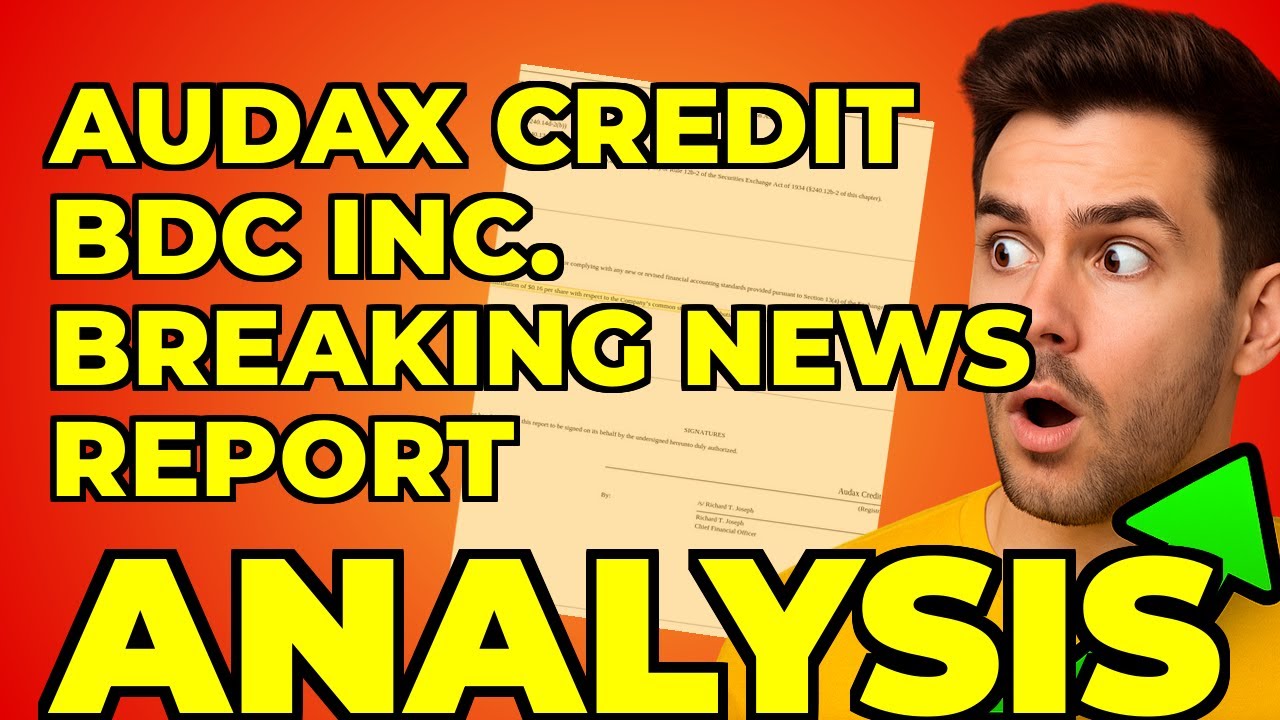 My Take on Audax Credit BDC’s Sustainability After Their Latest Dividend Announcement