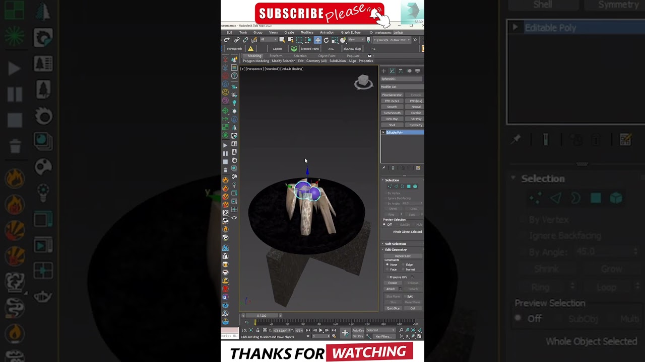 Create Fire #3dsmax #youtubeshorts #viral #ytshorts #shortsfeed #shortsvideo #shorts