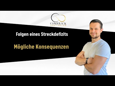 Folgen eines Streckdefizits nach Kreuzbandriss