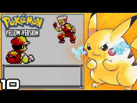 Let's Play Pokémon Yellow - Part 10: Gym Leader Lt. Surge - 3DS Gameplay Walkthrough