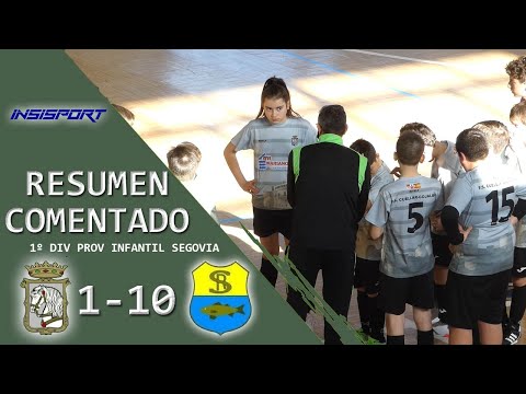 FS CUÉLLAR COJALBA INFANTIL B 1-10 CD SPORTING RIAZANO | RESUMEN J9 1º DIV PROV SEGOVIA 21-22