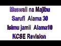 Sarufi | Maswali na majibu | KCSE Paper 2 Sarufi | Kiswahili KCSE Revision| Sarufi na Isimu Jamii.