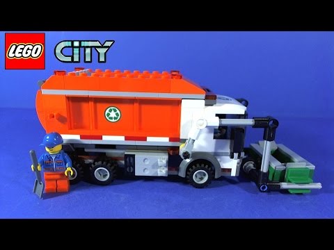 Vidéo LEGO City 60118 : Le camion poubelle