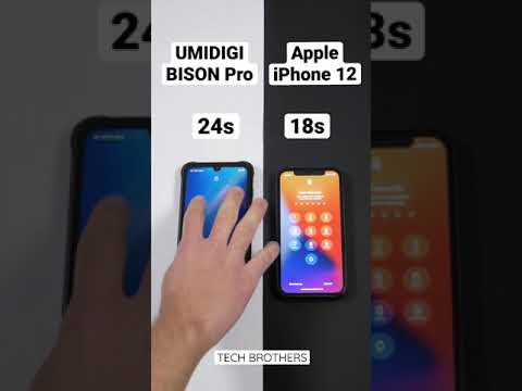 UMIDIGI Bison Pro vs iPhone 12 #Shorts