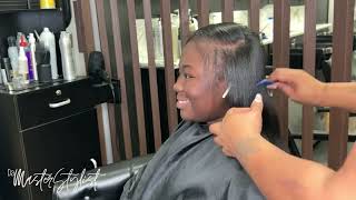 Detailed Silk Press on Natural Hair: How to do it