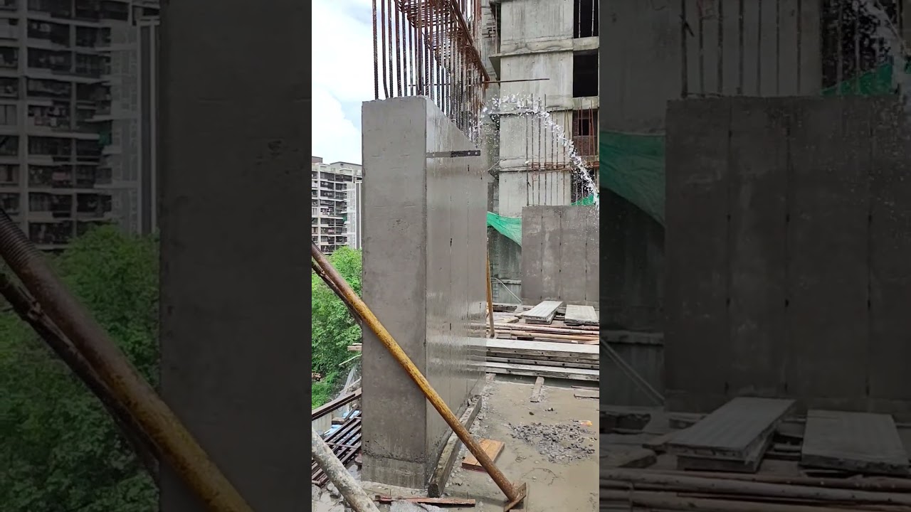 Curing of Concrete #construction #water #civilengineering #civil #engineering #concrete #home