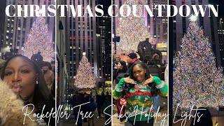 VISITING ROCKEFELLER CENTER, FIFTH AVENUE HOLIDAY LIGHTS, SAKS | THE RARE BREEED