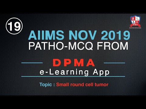 Small round blue cell tumor  (AIIMS Nov 2019) by Dr. Devesh Mishra.