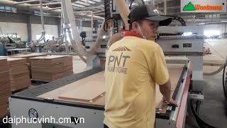 MÁY GIA CÔNG CNC ROUTER THAY DAO TỰ ĐỘNG BÀN LỚN WOODMASTER