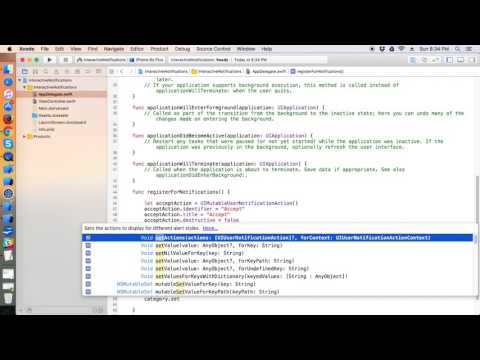 Interactive Notifications in Swift