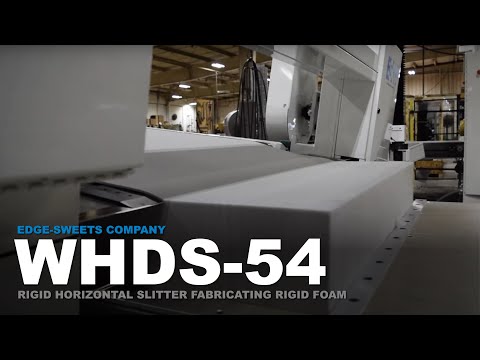 WHDS-54 - Rigid Horizontal Foam Splitter Cutting Rigid Foam | Edge-Sweets