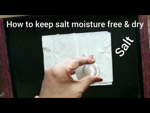 TIP: how to keep salt moisture free and dry.