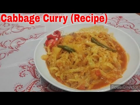Cabbage Curry (Recipe) | Indian Style | For Rice (With Onion) | Cabbage Gravy Kaise Tayyar Kare