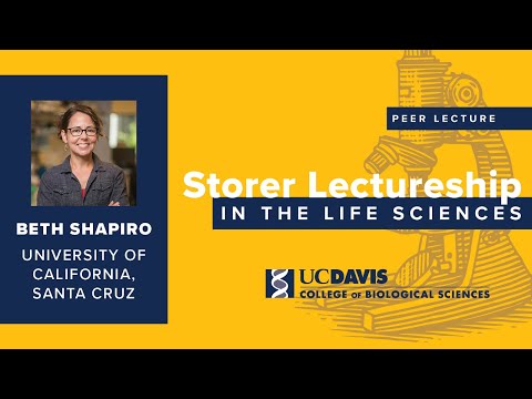 Storer Lectureship feat. Beth Shapiro, University of California, Santa Cruz | October 25, 2022