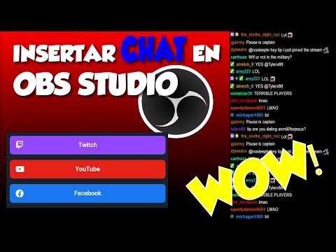 INSERTAR UN CHAT EN OBS STUDIO 2022