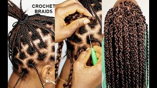 NO CORNROWS CROCHET BRAIDS USING THE-SAME HAIR FOR 1 YEAR- HOW TO