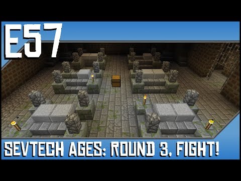 Sevtech Ages-Round 3, Fight!-Ep57-Modded Minecraft-Sharpening Kit, Polishing Kit, and Knight Phantom