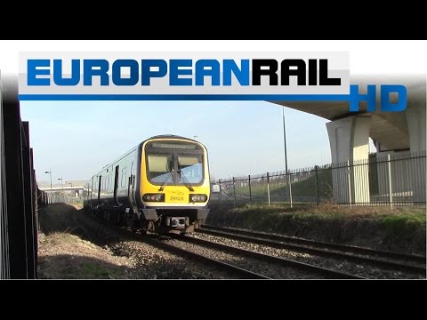 Iarnród Éireann Irish Rail Commuter 29000 DMU 29026 passes under Interchange at Castlenock