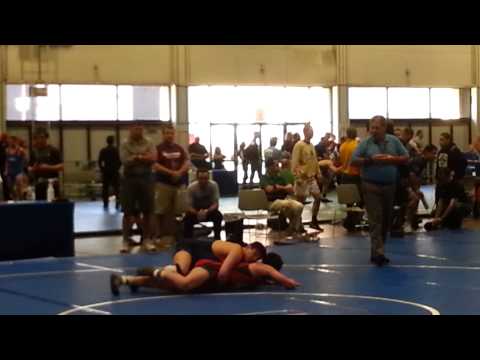 Patrick Rhoads Wrestling 2013 Fila Jr. Nationals Round 2 74KG FS