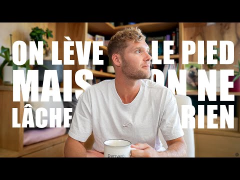 On lève le pied, mais on ne lâche rien 💪🏼