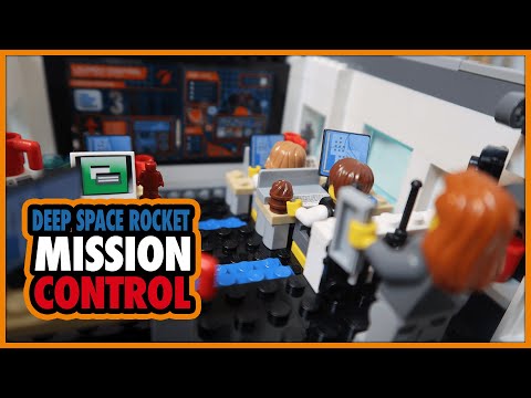 Modified LEGO City Deep Space Rocket Launch Control 60228 (Part 1)