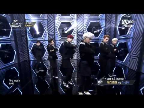 [HD] 140508 EXO-K - Overdose @M!Countdown Comeback Stage