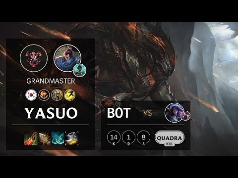 Yasuo Bot vs Kai'Sa - KR Grandmaster Patch 10.7